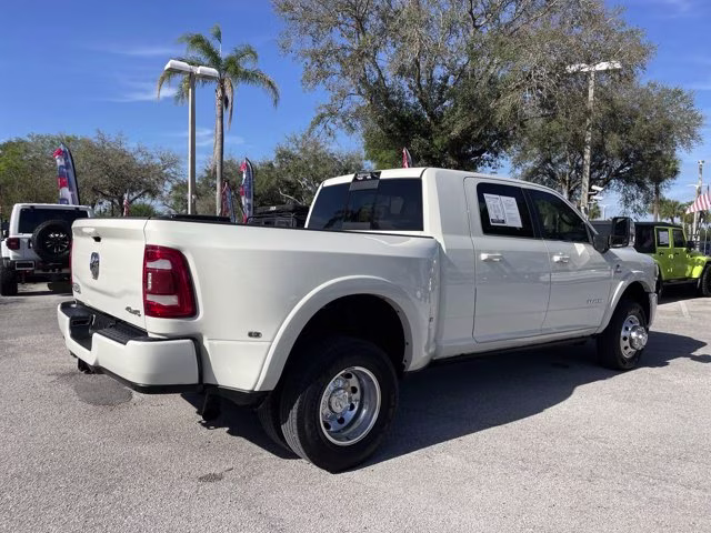 2023 Pearl White Ram 3500 Longhorn 4X4 Truck