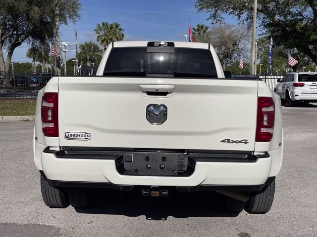 2023 Pearl White Ram 3500 Longhorn 4X4 Truck