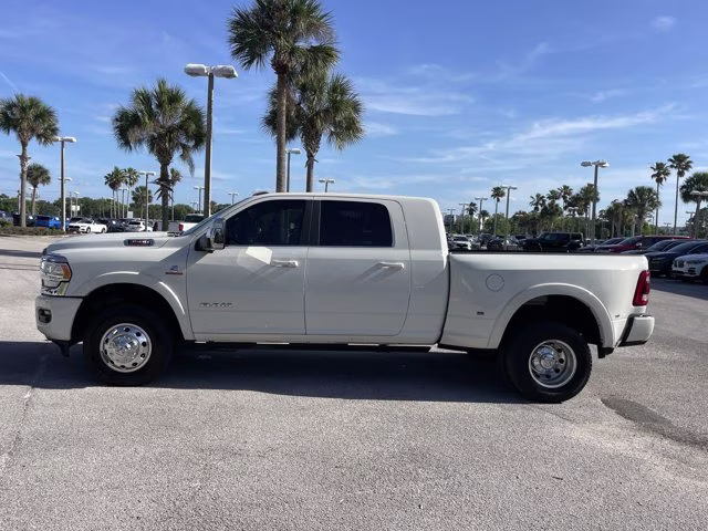 2023 Pearl White Ram 3500 Longhorn 4X4 Truck