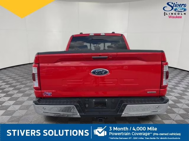 2021 Race Red Ford F-150 Lariat 4X4 Truck