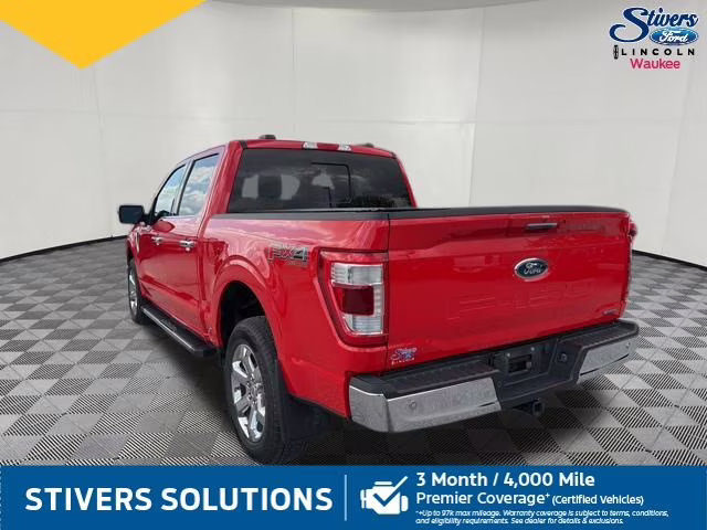 2021 Race Red Ford F-150 Lariat 4X4 Truck