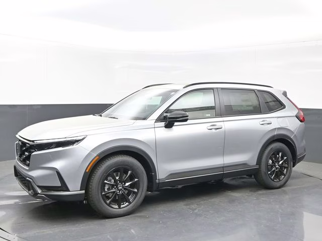 2026 Solar Silver Metallic Honda CR-V Hybrid Sport-L FWD SUV