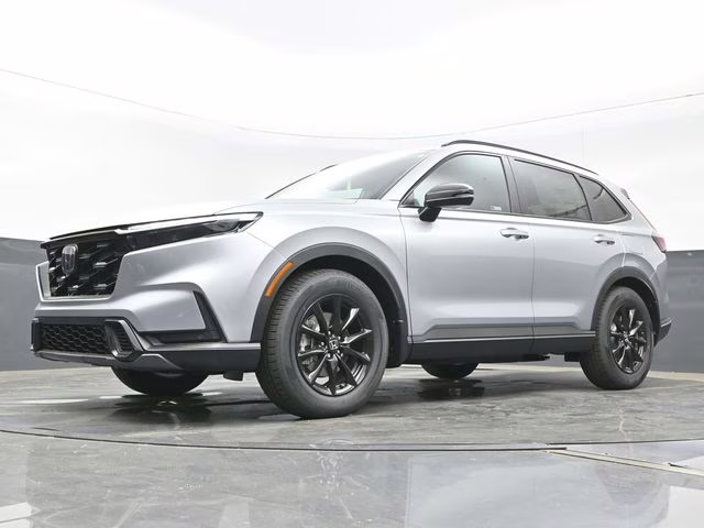 2026 Solar Silver Metallic Honda CR-V Hybrid Sport-L FWD SUV