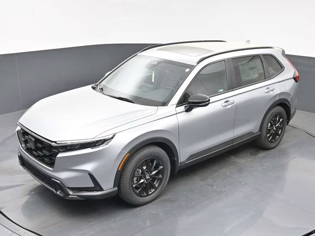 2026 Solar Silver Metallic Honda CR-V Hybrid Sport-L FWD SUV