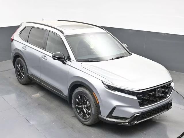2026 Solar Silver Metallic Honda CR-V Hybrid Sport-L FWD SUV