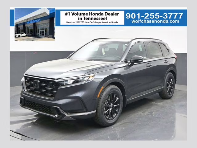 2026 Meteorite Gray Metallic Honda CR-V Hybrid Sport-L FWD SUV