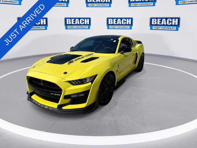 2021 Yellow Ford Mustang Shelby GT500 RWD Coupe
