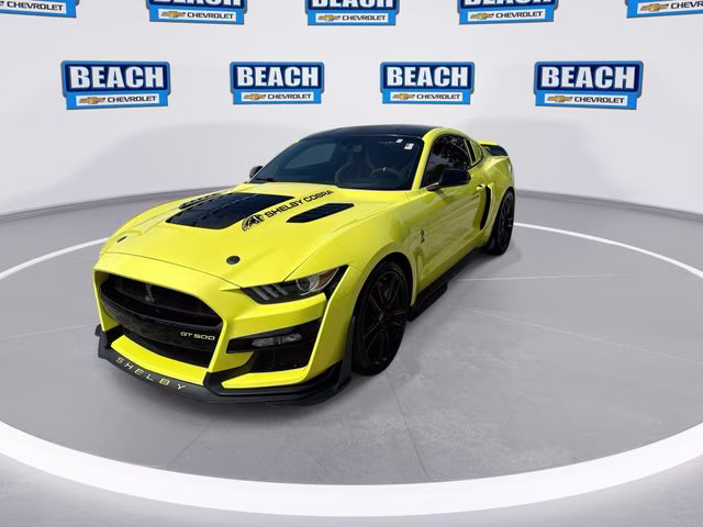 2021 Yellow Ford Mustang Shelby GT500 RWD Coupe