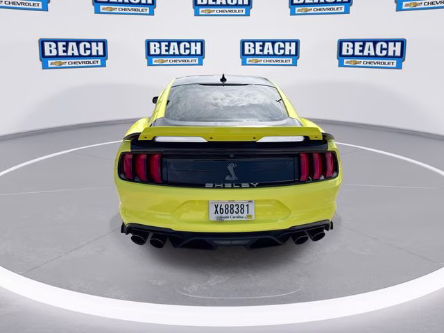 2021 Yellow Ford Mustang Shelby GT500 RWD Coupe
