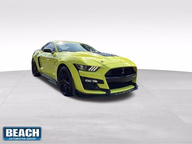 2021 Yellow Ford Mustang Shelby GT500 RWD Coupe