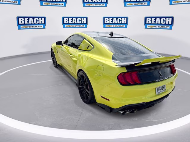 2021 Yellow Ford Mustang Shelby GT500 RWD Coupe