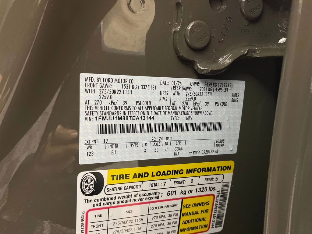 2026 Gray Ford Expedition Platinum 4X4 SUV