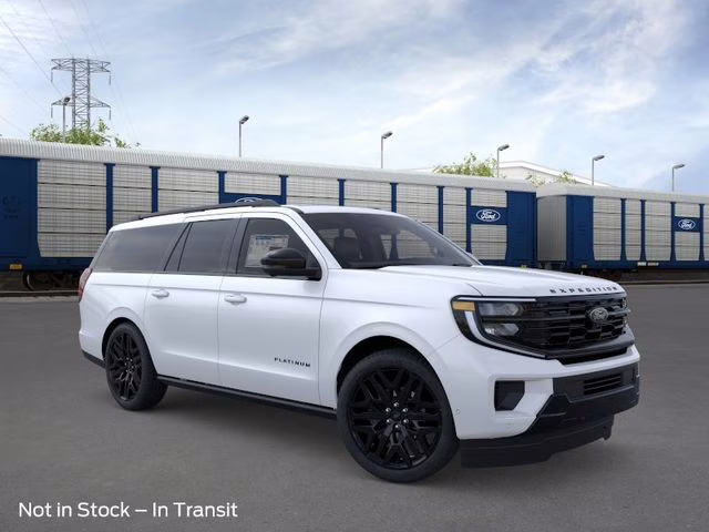 2026 Star White Metallic Tri-Coat Ford Expedition Max Platinum 4X4 SUV