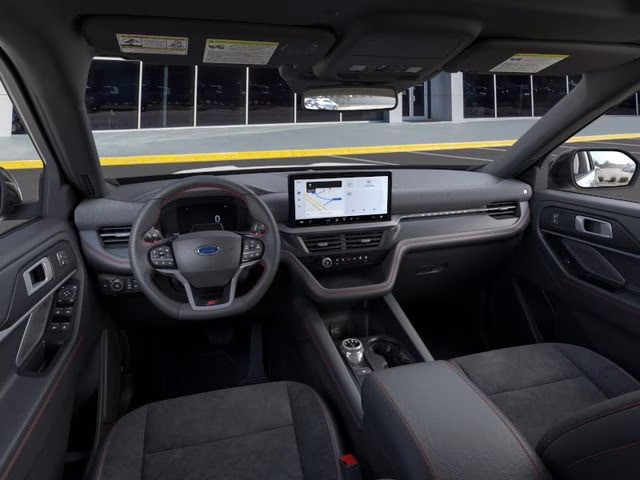 2026 Star White Metallic Tri-Coat Ford Explorer ST 4X4 SUV