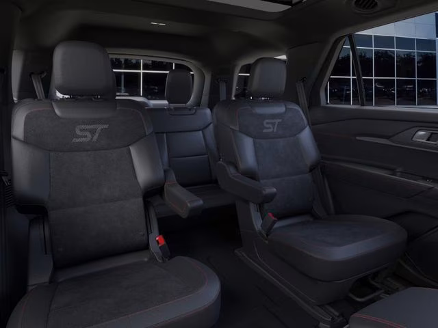 2026 Star White Metallic Tri-Coat Ford Explorer ST 4X4 SUV