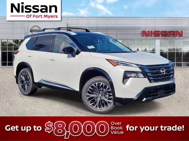 2026 White / Black Nissan Rogue Platinum AWD SUV