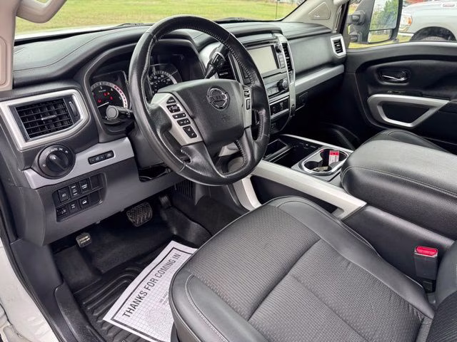 2019 Pearl White Nissan Titan XD PRO-4X 4X4 Truck