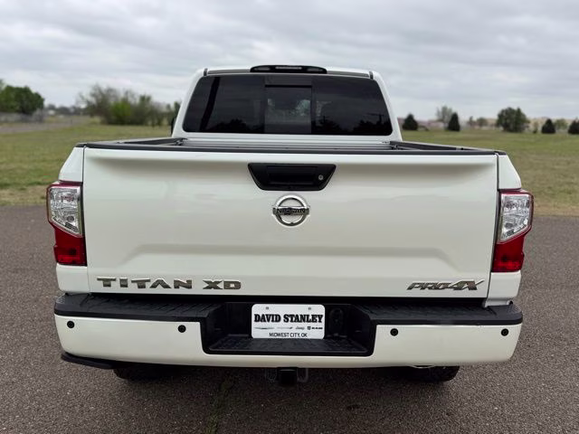 2019 Pearl White Nissan Titan XD PRO-4X 4X4 Truck