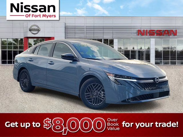 2026 Atlantic Gray Metallic Nissan Sentra SV FWD Sedan