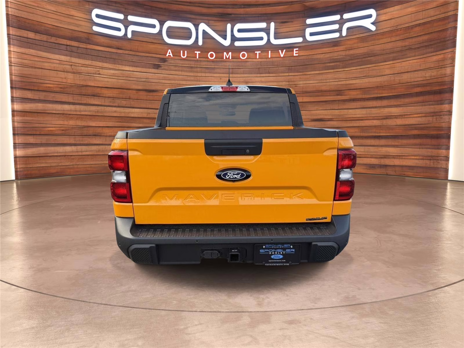 2026 Orange Fury Metallic Tri-Coat Ford Maverick XLT AWD Truck