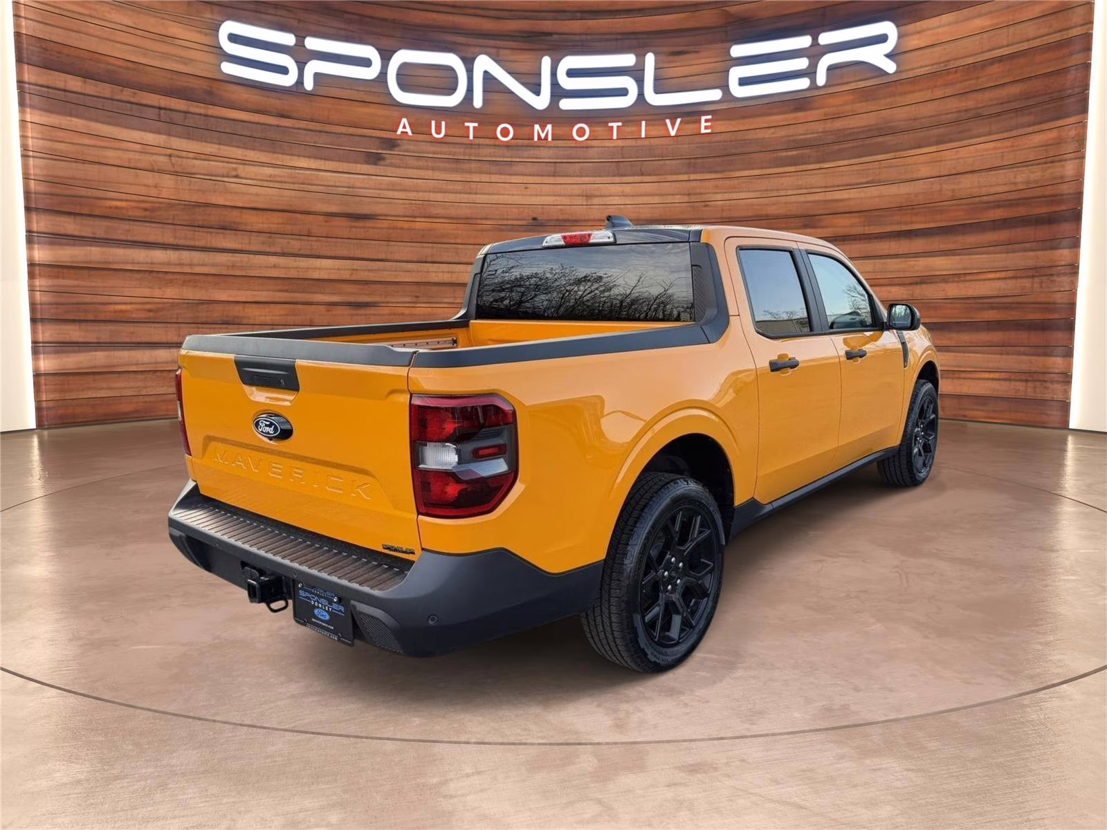 2026 Orange Fury Metallic Tri-Coat Ford Maverick XLT AWD Truck