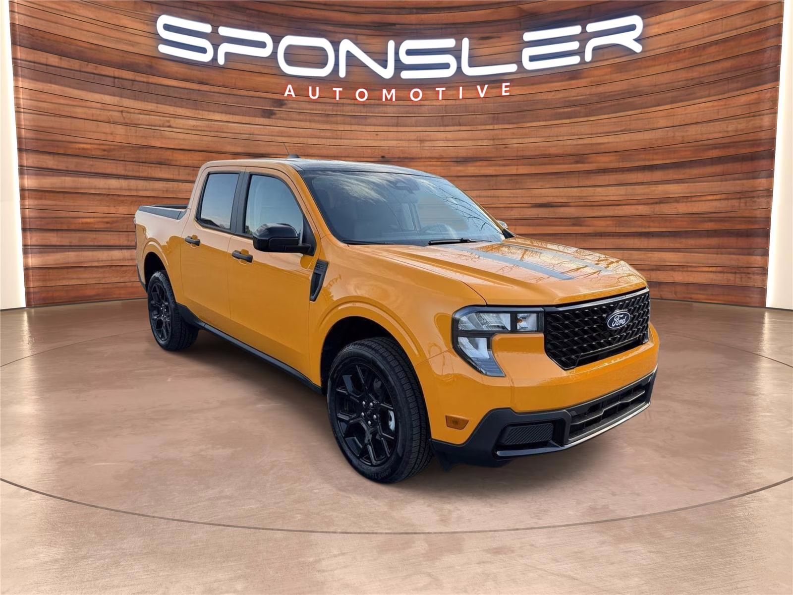 2026 Orange Fury Metallic Tri-Coat Ford Maverick XLT AWD Truck