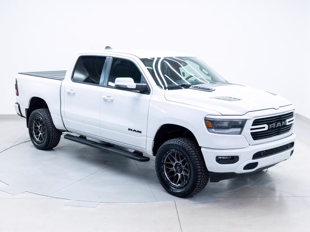 2023 Bright White Clearcoat Ram 1500 Sport 4X4 Truck