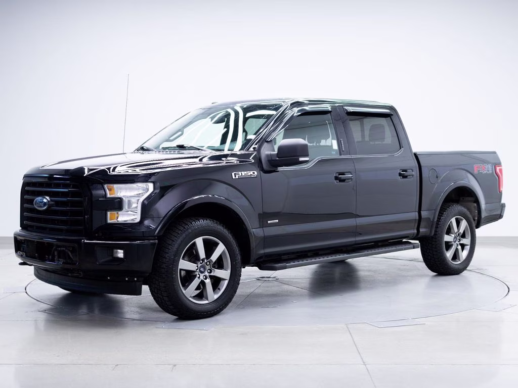 2017 Black Ford F-150 XLT 4X4 Truck