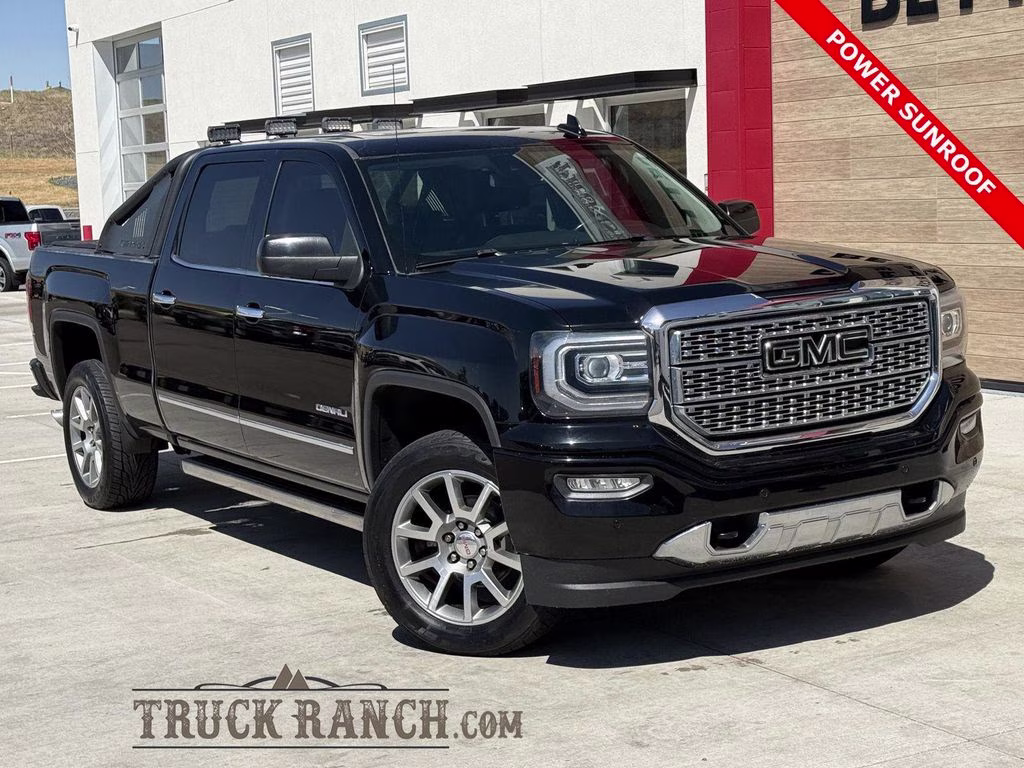 2018 Black GMC Sierra 1500 Denali 4X4 Truck