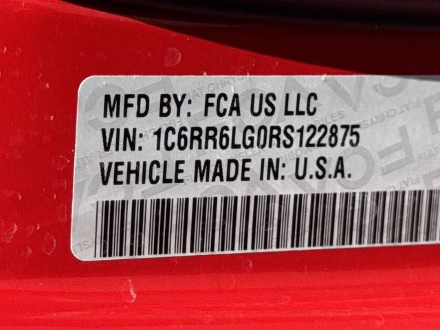 2024 Flame Red Clearcoat Ram 1500 Classic Warlock RWD Truck