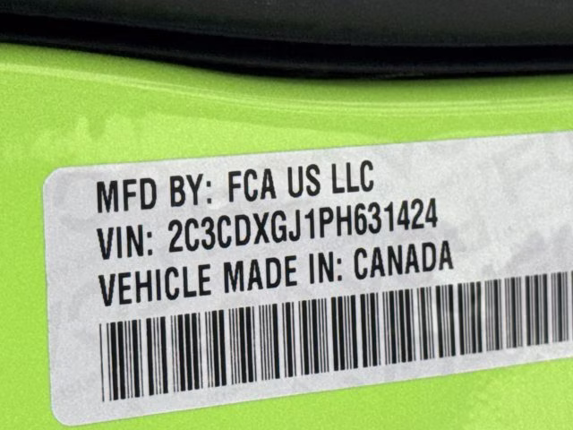 2023 Sublime Metallic Clearcoat Dodge Charger Scat Pack Widebody RWD Sedan