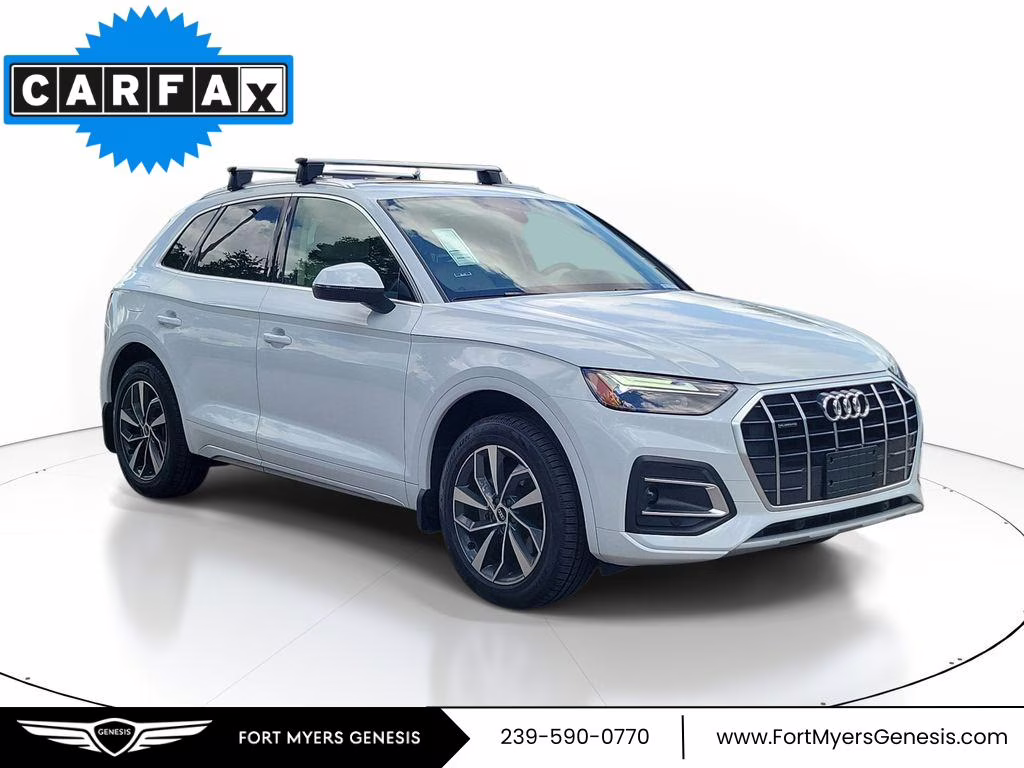 2021 Glacier White Metallic Audi Q5 Premium AWD SUV