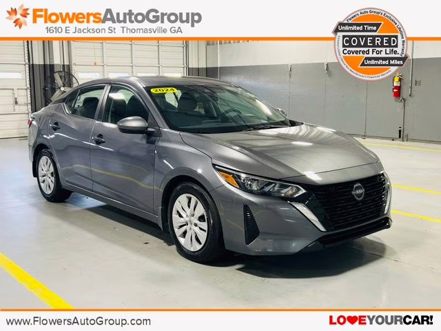 2024 Gun Metallic Nissan Sentra S FWD Sedan