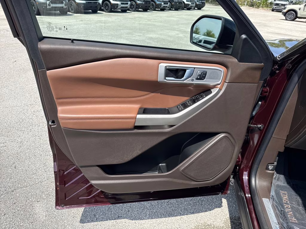 2023 Jewel Red Metallic Tinted Clearcoat Ford Explorer King Ranch 4X4 SUV