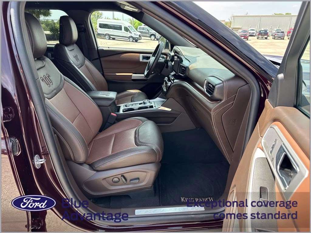2023 Jewel Red Metallic Tinted Clearcoat Ford Explorer King Ranch 4X4 SUV