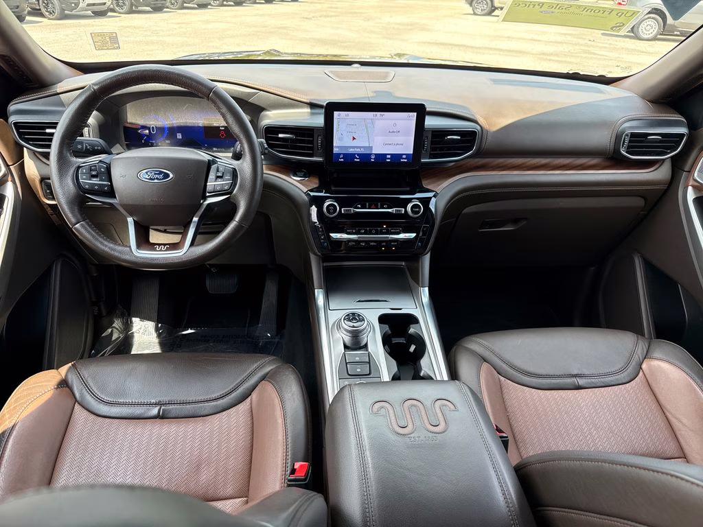 2023 Jewel Red Metallic Tinted Clearcoat Ford Explorer King Ranch 4X4 SUV