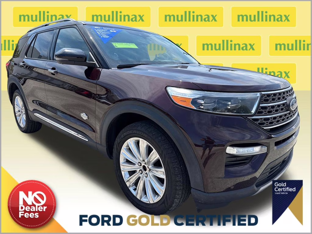 2023 Jewel Red Metallic Tinted Clearcoat Ford Explorer King Ranch 4X4 SUV
