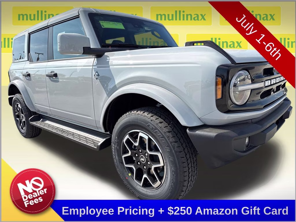 2026 Avalanche Gray Ford Bronco Outer Banks 4X4 SUV