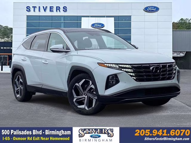 2022 Quartz White Hyundai Tucson Limited FWD SUV