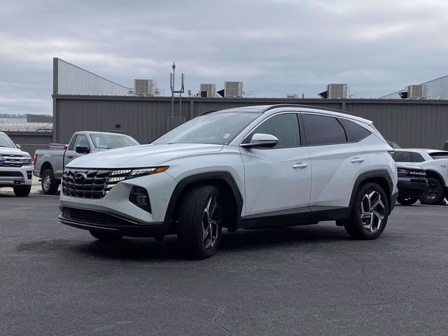 2022 Quartz White Hyundai Tucson Limited FWD SUV