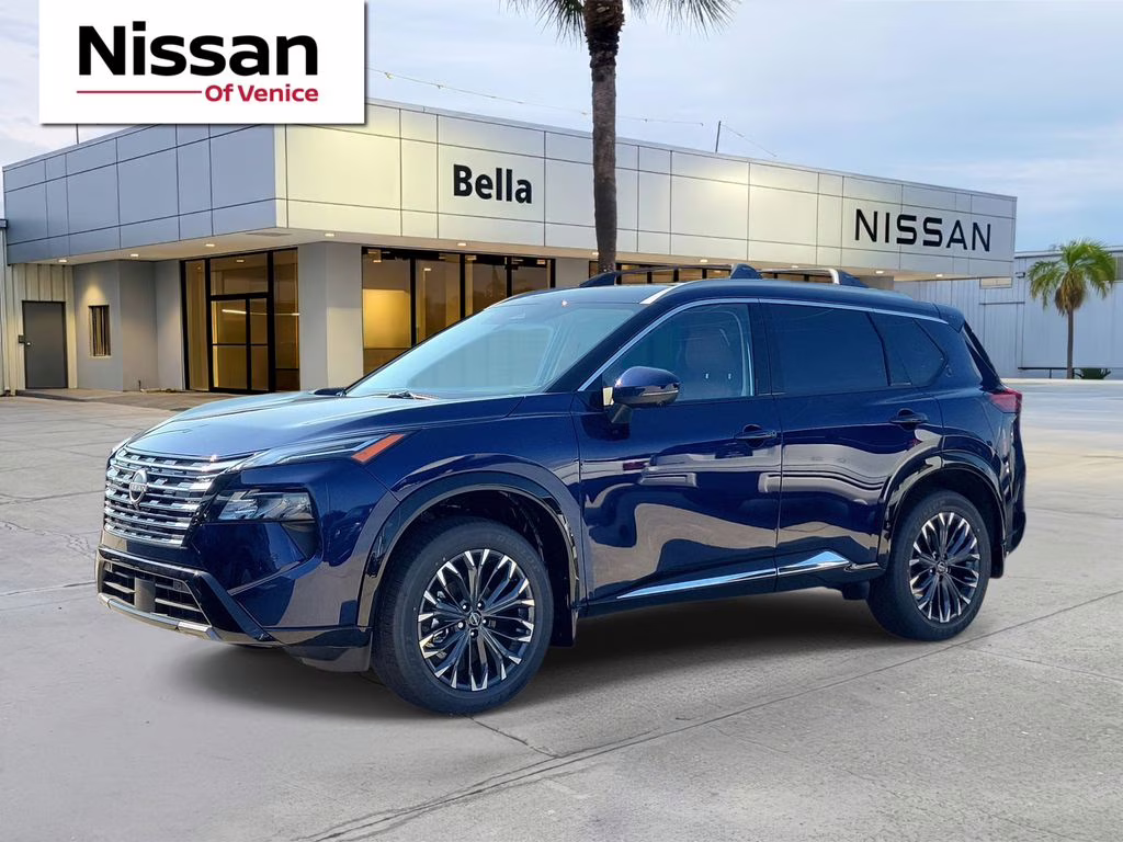 2026 Deep Ocean Blue Pearl Nissan Rogue Platinum AWD SUV