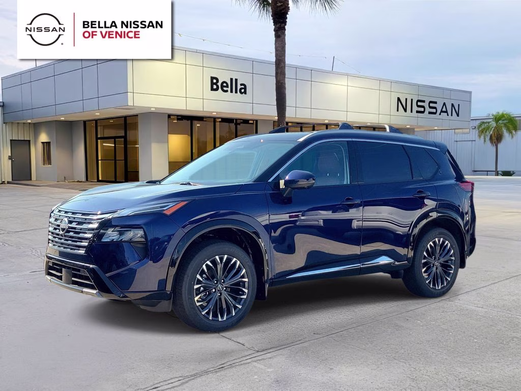 2026 Deep Ocean Blue Pearl Nissan Rogue Platinum AWD SUV