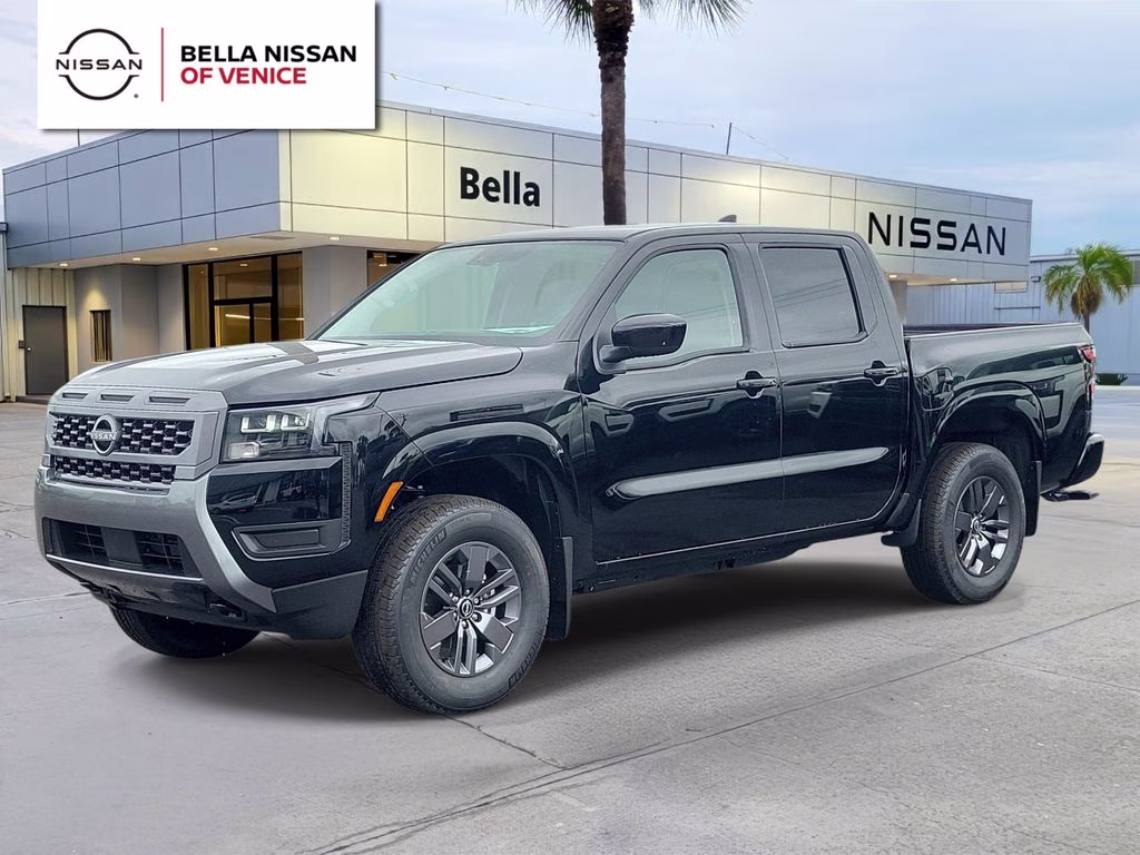 2026 Super Black Nissan Frontier SV 4X4 Truck