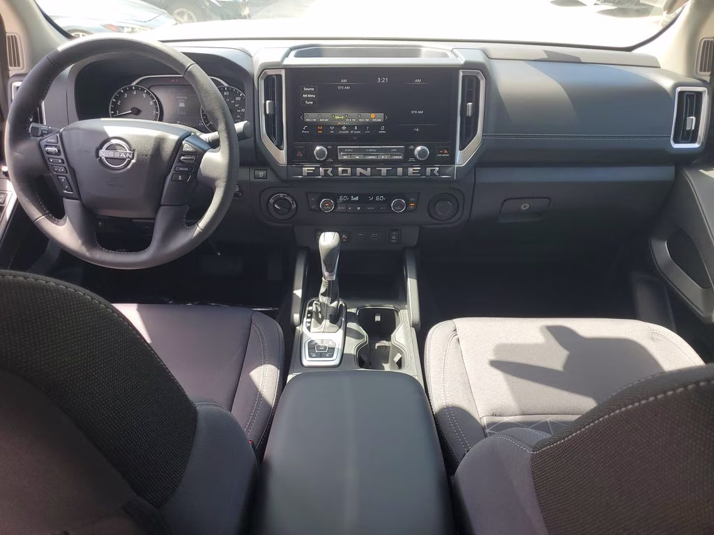 2026 Glacier White Nissan Frontier SV 4X4 Truck