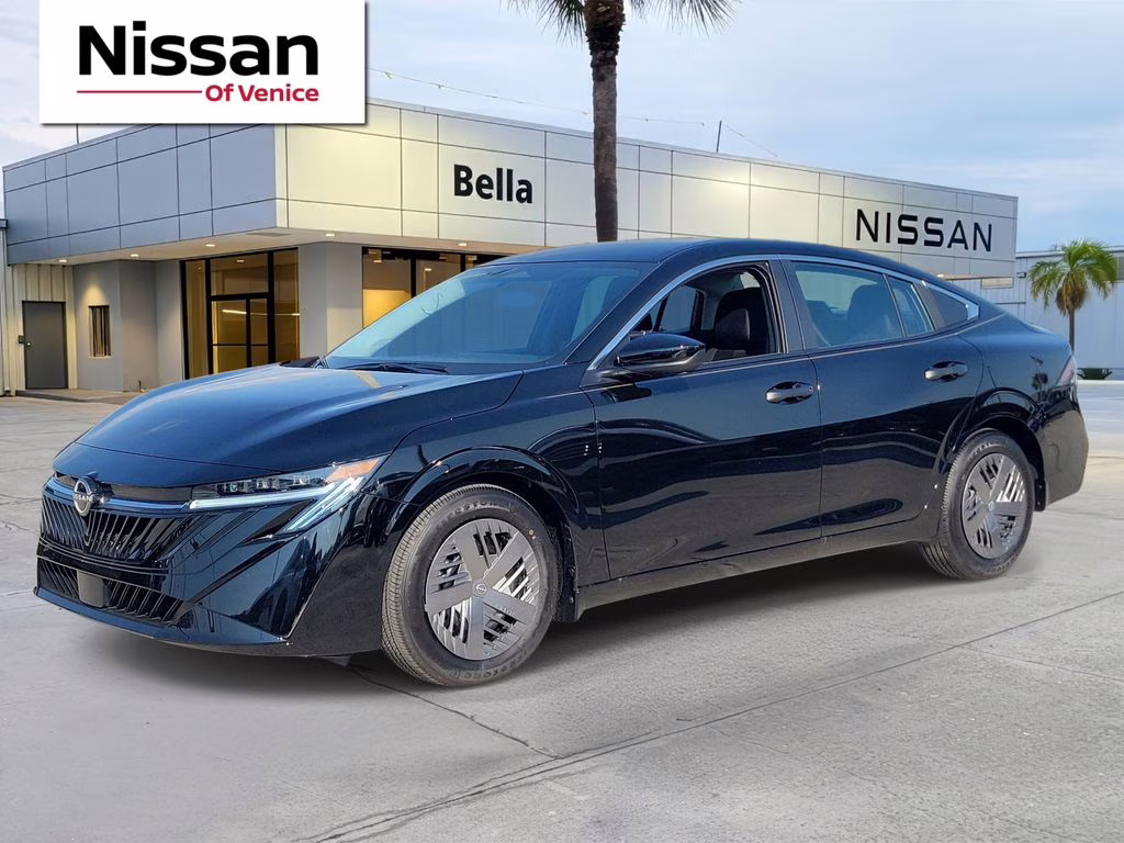 2026 Super Black Nissan Sentra S FWD Sedan