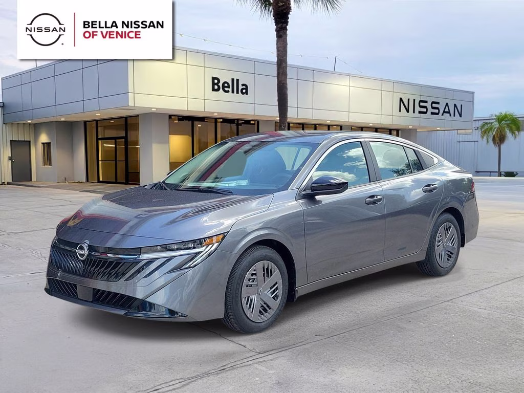2026 Gun Metallic Nissan Sentra S FWD Sedan