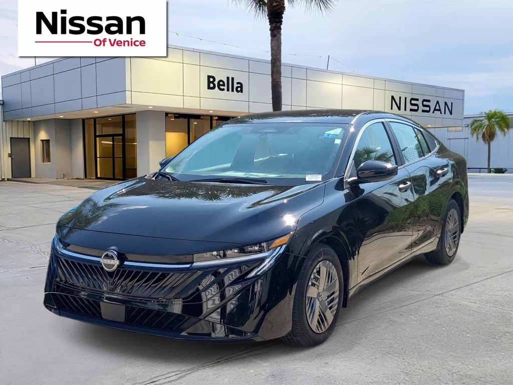 2026 Super Black Nissan Sentra S FWD Sedan