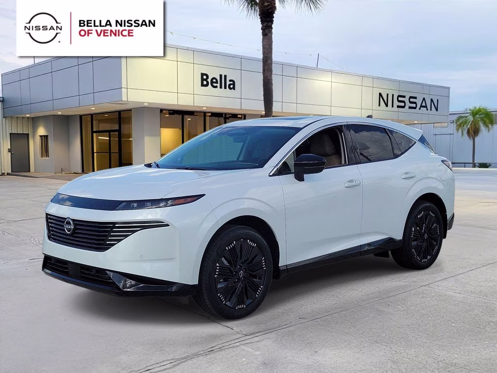 2026 Everest White Pearl Tricoat Nissan Murano Platinum AWD SUV