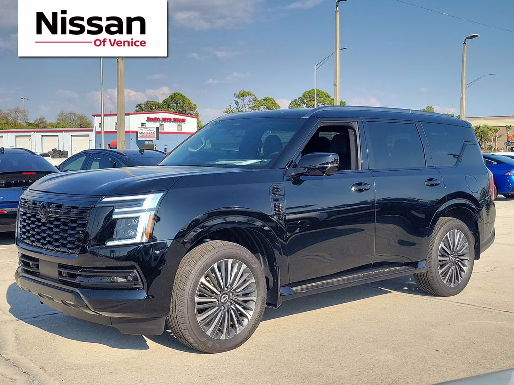 2025 Super Black Nissan Armada Platinum Reserve 4X4 SUV