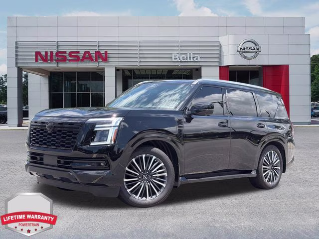 2025 Super Black Nissan Armada Platinum Reserve 4X4 SUV